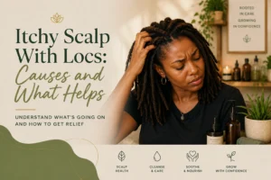 Itchey scalp with locs hero background